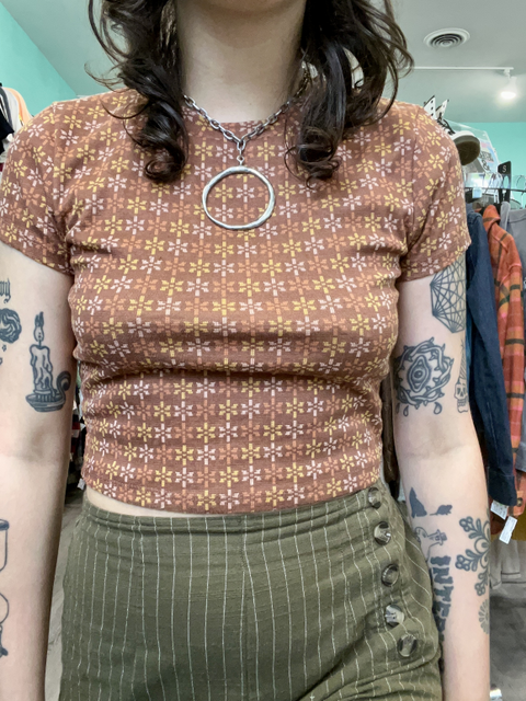 Pink Rose  Size S Tops