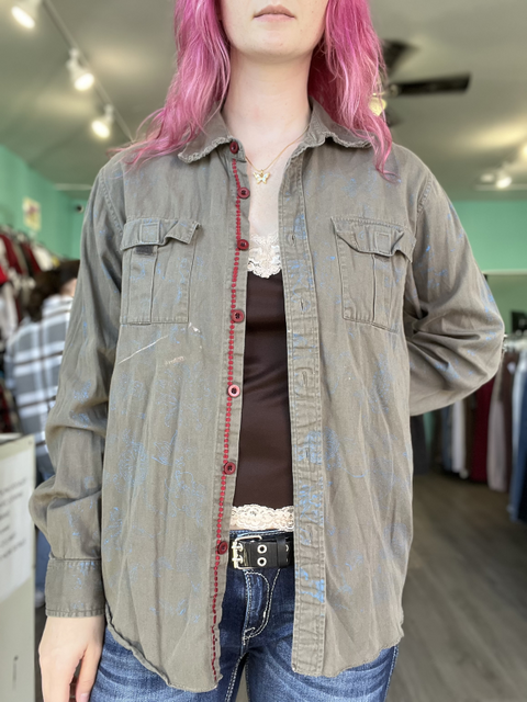 Vintage Red  Size M Tops